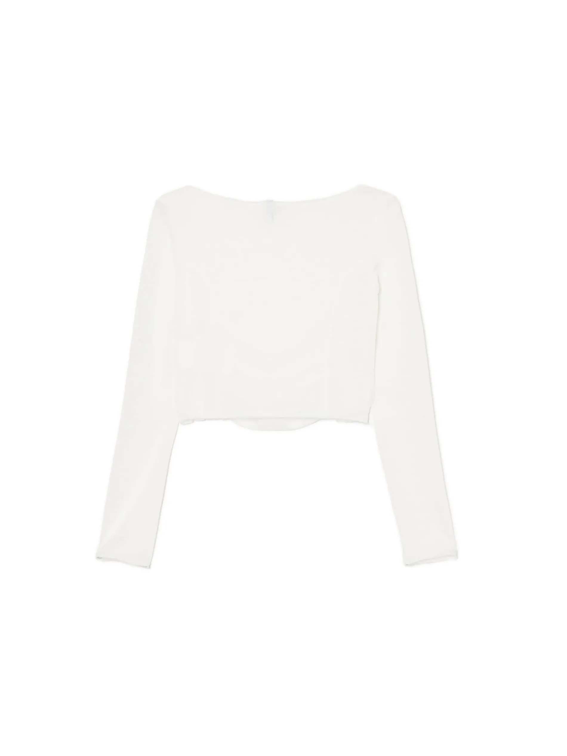 Cropp Koszulki, Topy*Biała bluzka z ozdobnym marszczeniem