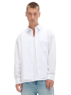 Cropp Koszule*Biała koszula z haftem