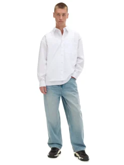 Cropp Koszule*Biała koszula z haftem