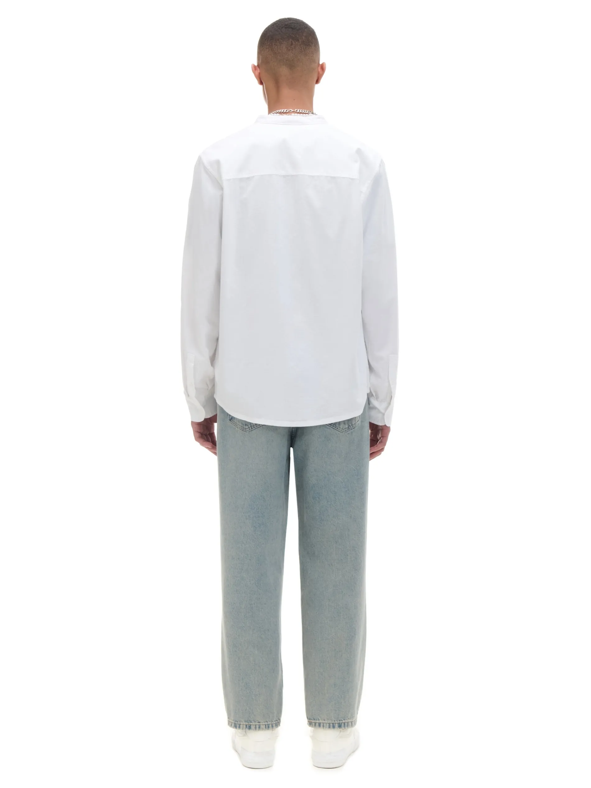 Cropp Koszule*Biała koszula ze stójką