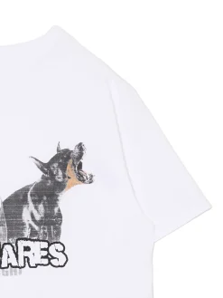 Cropp Koszulki, Topy|Unisex*Biała koszulka z dobermanami UNISEX