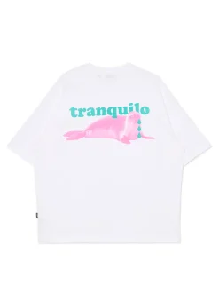 Cropp Koszulki*Biała koszulka z foczką