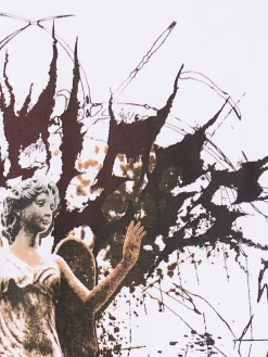 Cropp Unisex|Unisex*Biała koszulka z nadrukiem rzeźby UNISEX