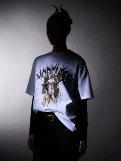 Cropp Unisex|Unisex*Biała koszulka z nadrukiem rzeźby UNISEX