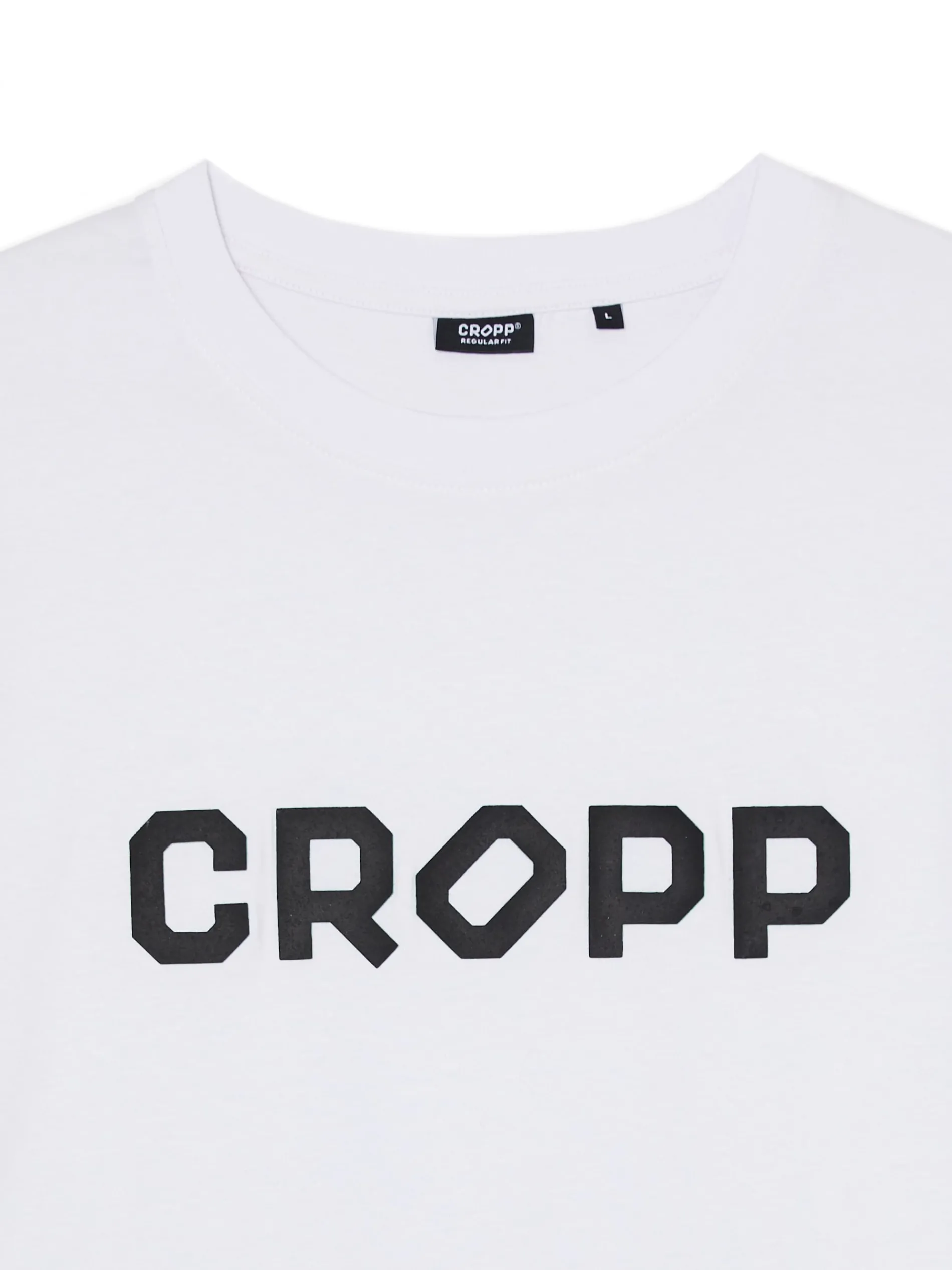 Cropp Koszulki*Biała koszulka z nadrukiem