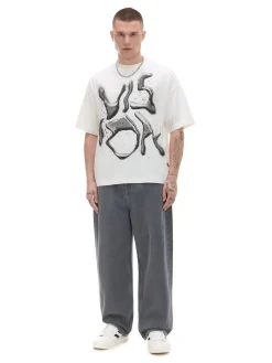 Cropp Koszulki*Biała koszulka z napisem