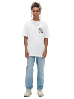 Cropp Koszulki*Biała koszulka z wężami