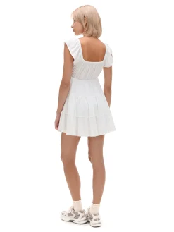 Cropp Sukienki, Kombinezony*Biała sukienka mini