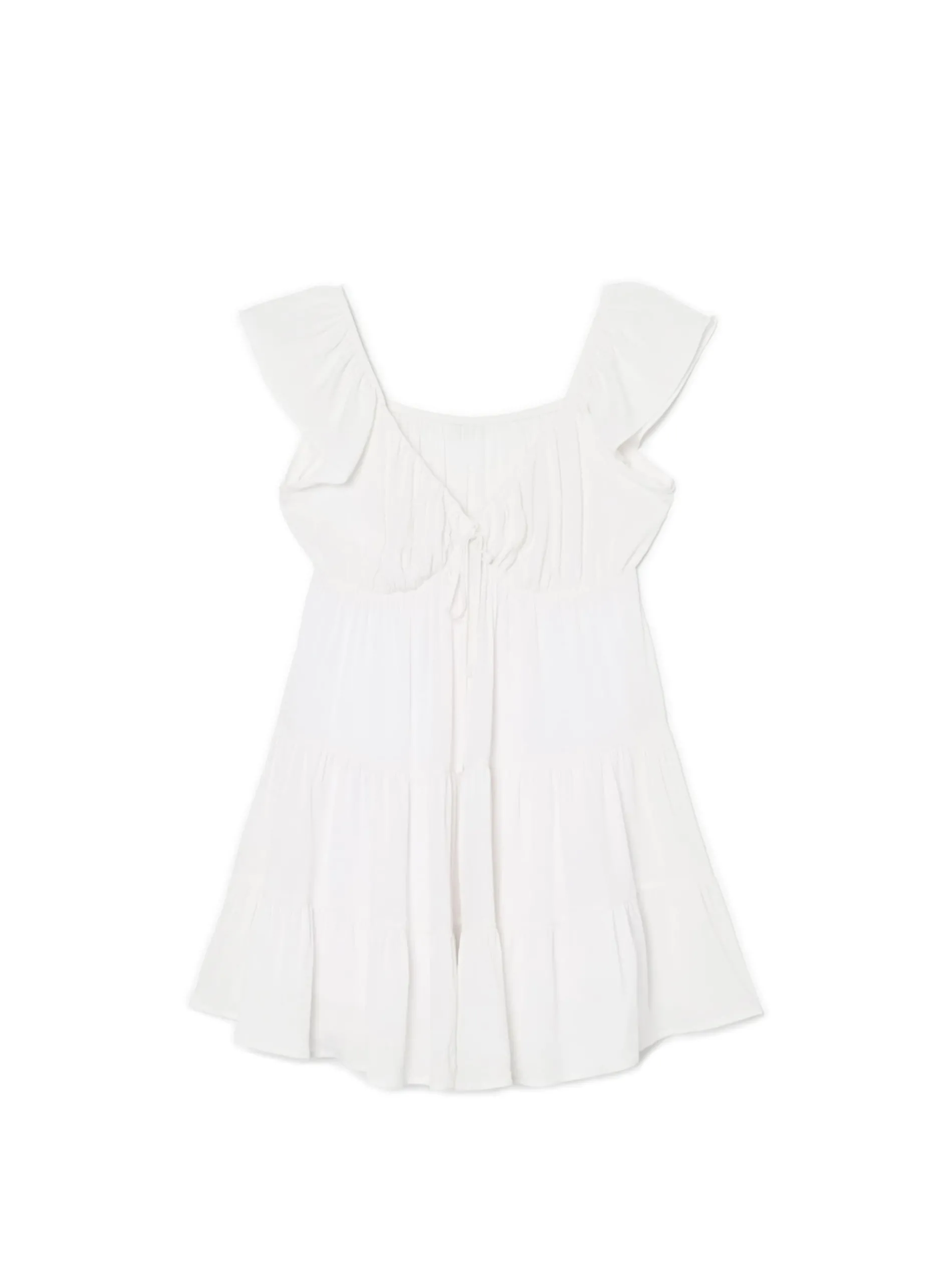 Cropp Sukienki, Kombinezony*Biała sukienka mini