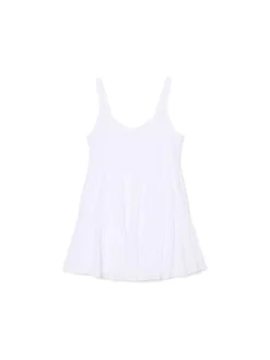 Cropp Sukienki, Kombinezony*Biała sukienka na ramiączkach