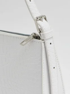 Cropp Torby, Plecaki*Biała torebka z imitacji skóry