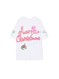 Cropp Ubrania Świąteczne|Koszulki, Topy*Biała świąteczna koszulka