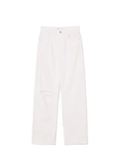 Cropp Jeansy*Białe jeansy straight