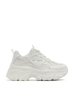 Cropp Sneakersy*Białe sneakersy chunky