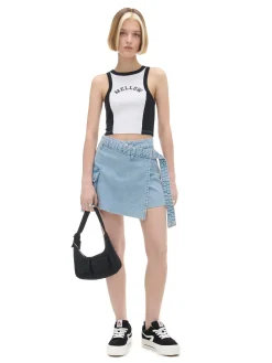 Cropp Koszulki, Topy*Biało-czarny top