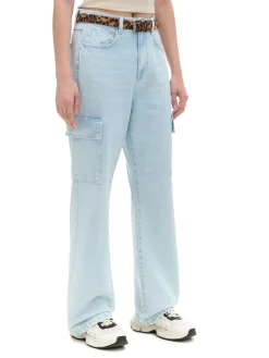 Cropp Jeansy*Błękitne jeansy baggy