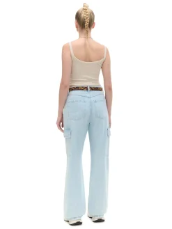 Cropp Jeansy*Błękitne jeansy baggy