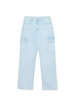 Cropp Jeansy*Błękitne jeansy baggy