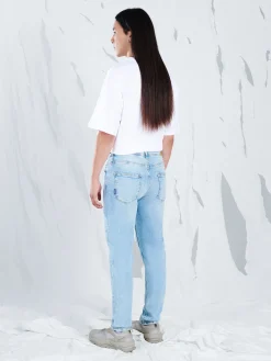 Cropp Jeansy*Błękitne jeansy slim