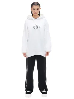 Cropp Bluzy*Bluza hoodie oversize z nadrukiem