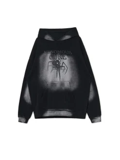 Cropp Bluzy*Bluza hoodie z motywem pająka