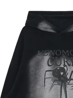 Cropp Bluzy*Bluza hoodie z motywem pająka