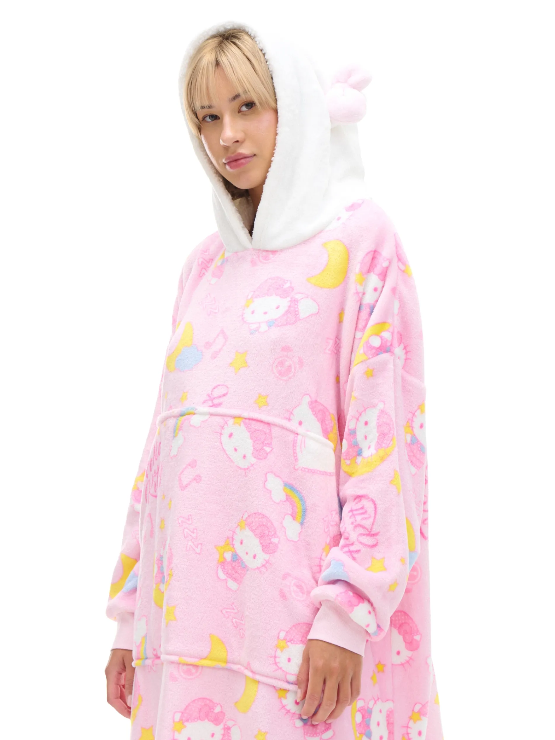 Cropp Cozy|Piżamy*Bluza typu snuddie z Hello Kitty