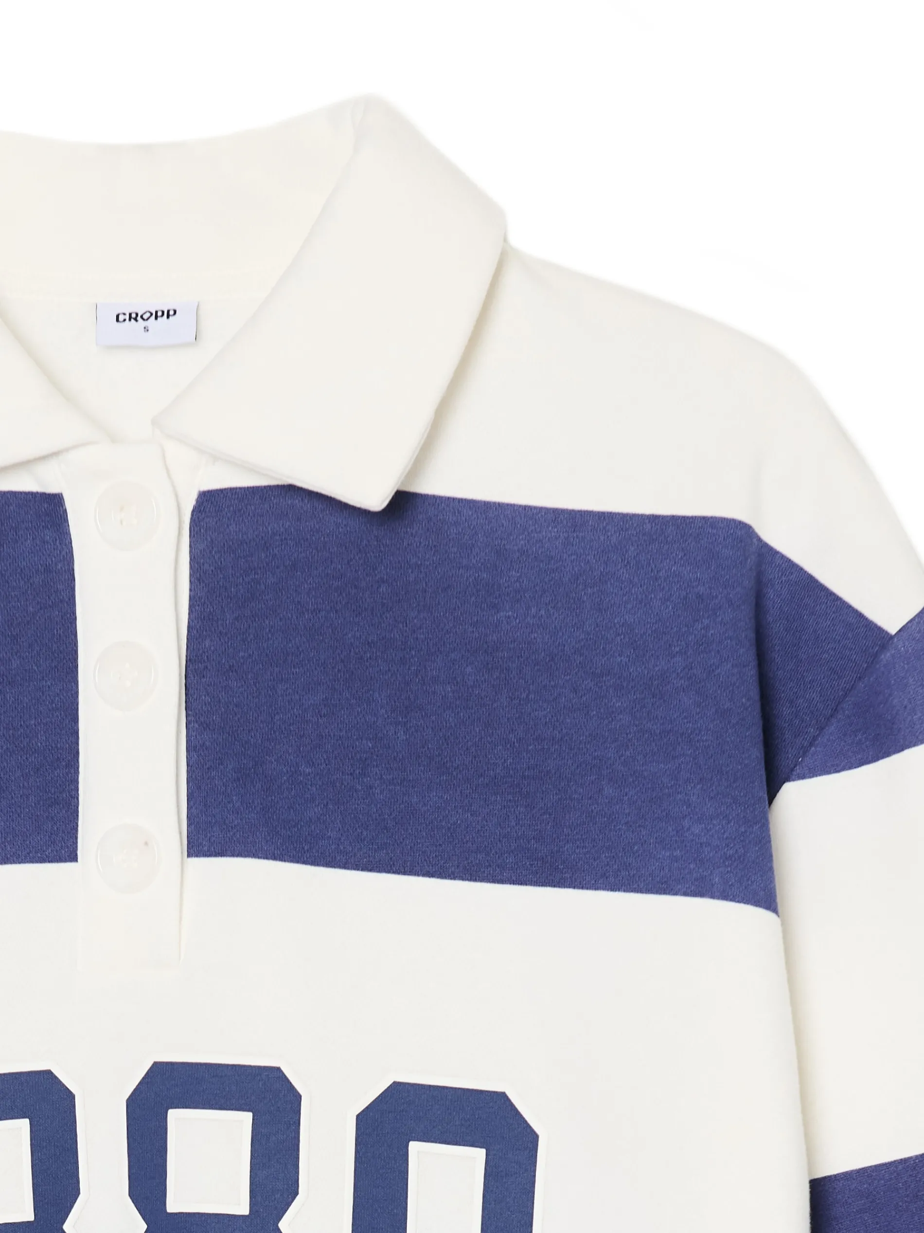 Cropp Bluzy*Bluza w paski z aplikacją