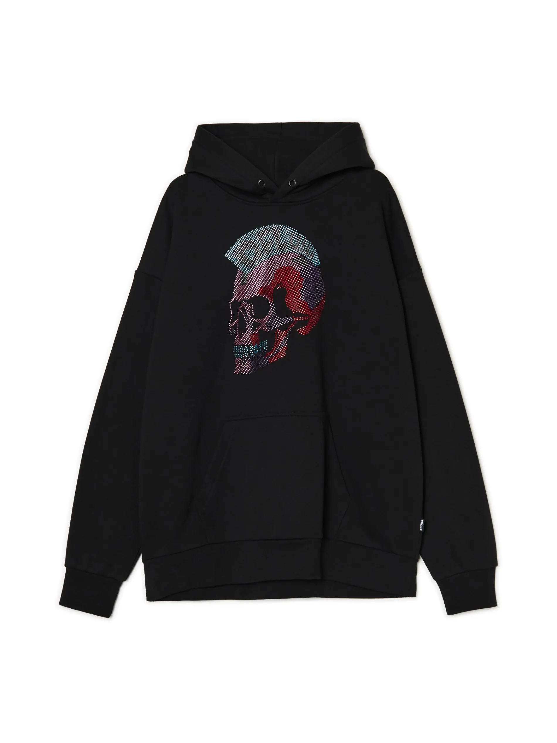 Cropp Bluzy*Bluza z aplikacją punkowej czaszki