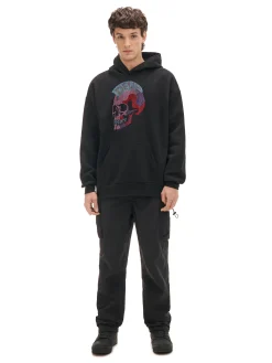 Cropp Bluzy*Bluza z aplikacją punkowej czaszki