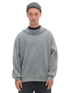 Cropp Bluzy*Bluza z efektem sprania i napisem