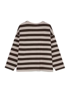 Cropp Koszulki, Topy|Koszule, Bluzki*Bluzka z długim rękawem w paski UNISEX