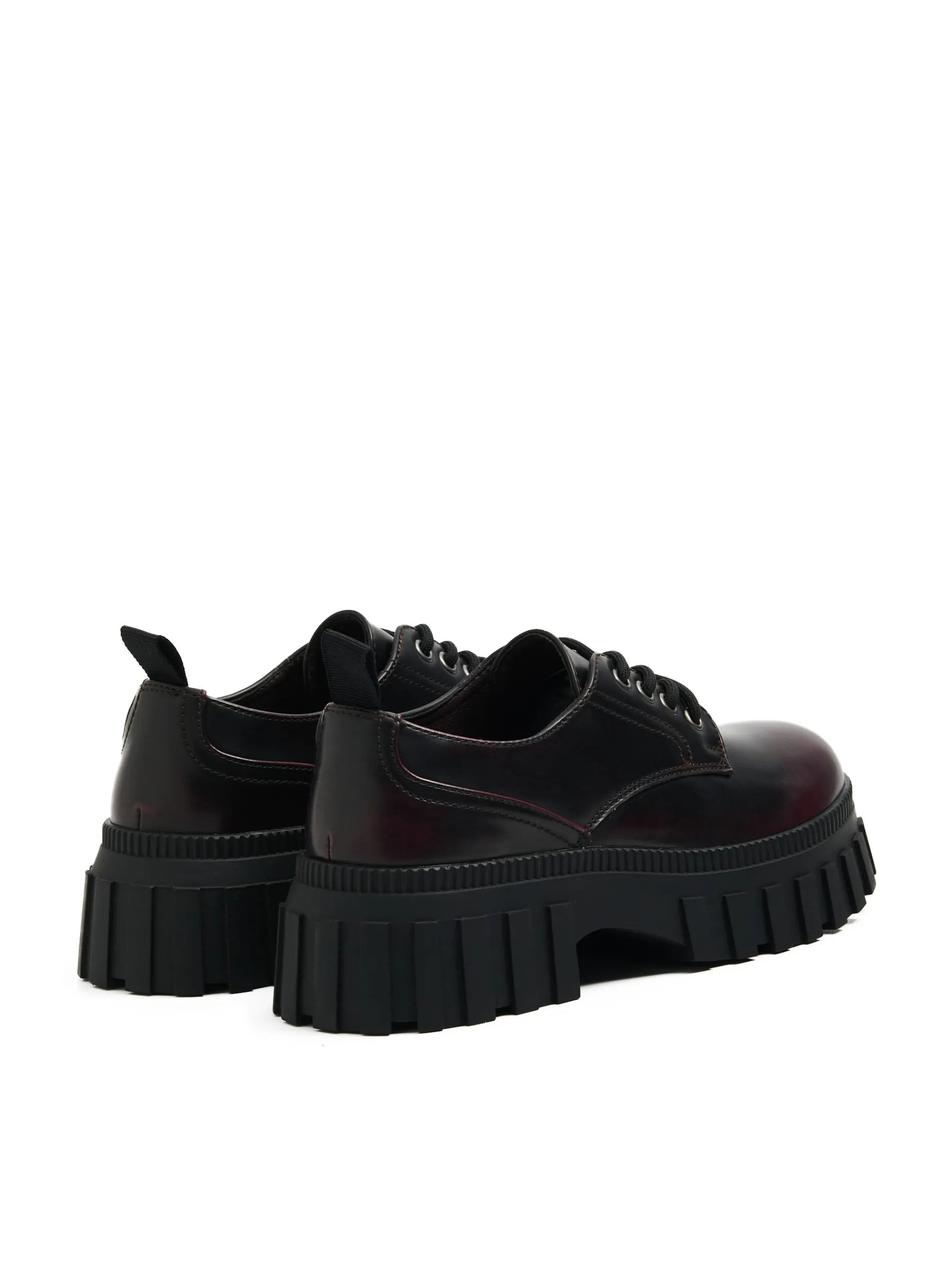 Cropp Półbuty*Bordowe półbuty derby