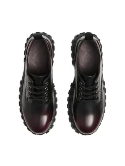 Cropp Półbuty*Bordowe półbuty derby