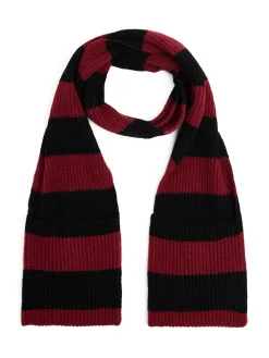 Cropp Szaliki*Bordowy szalik z kieszeniami