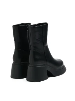 Cropp Botki, Trzewiki*Botki z imitacji skóry na słupku