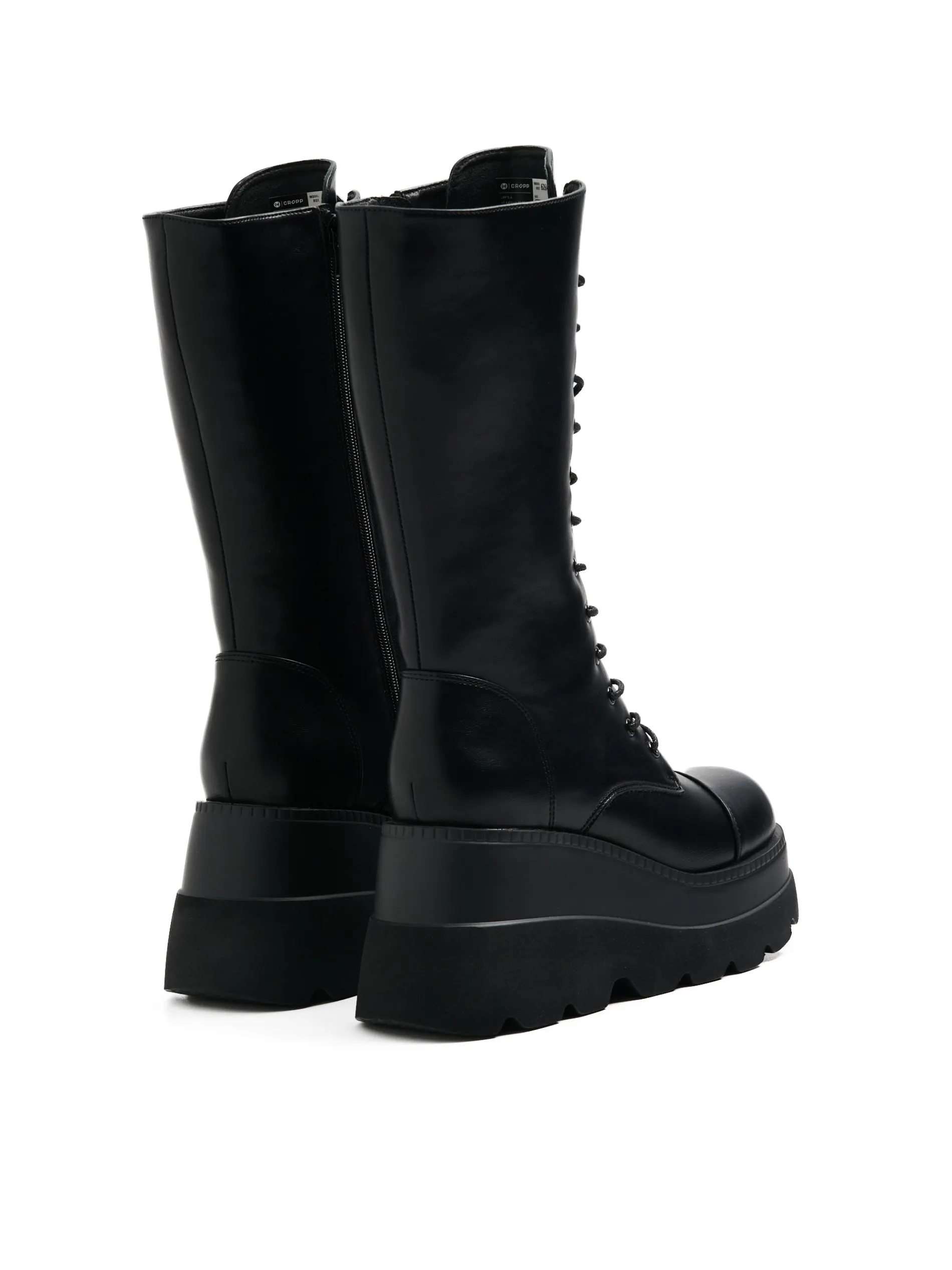 Cropp Botki, Trzewiki*Botki z imitacji skóry na platformie