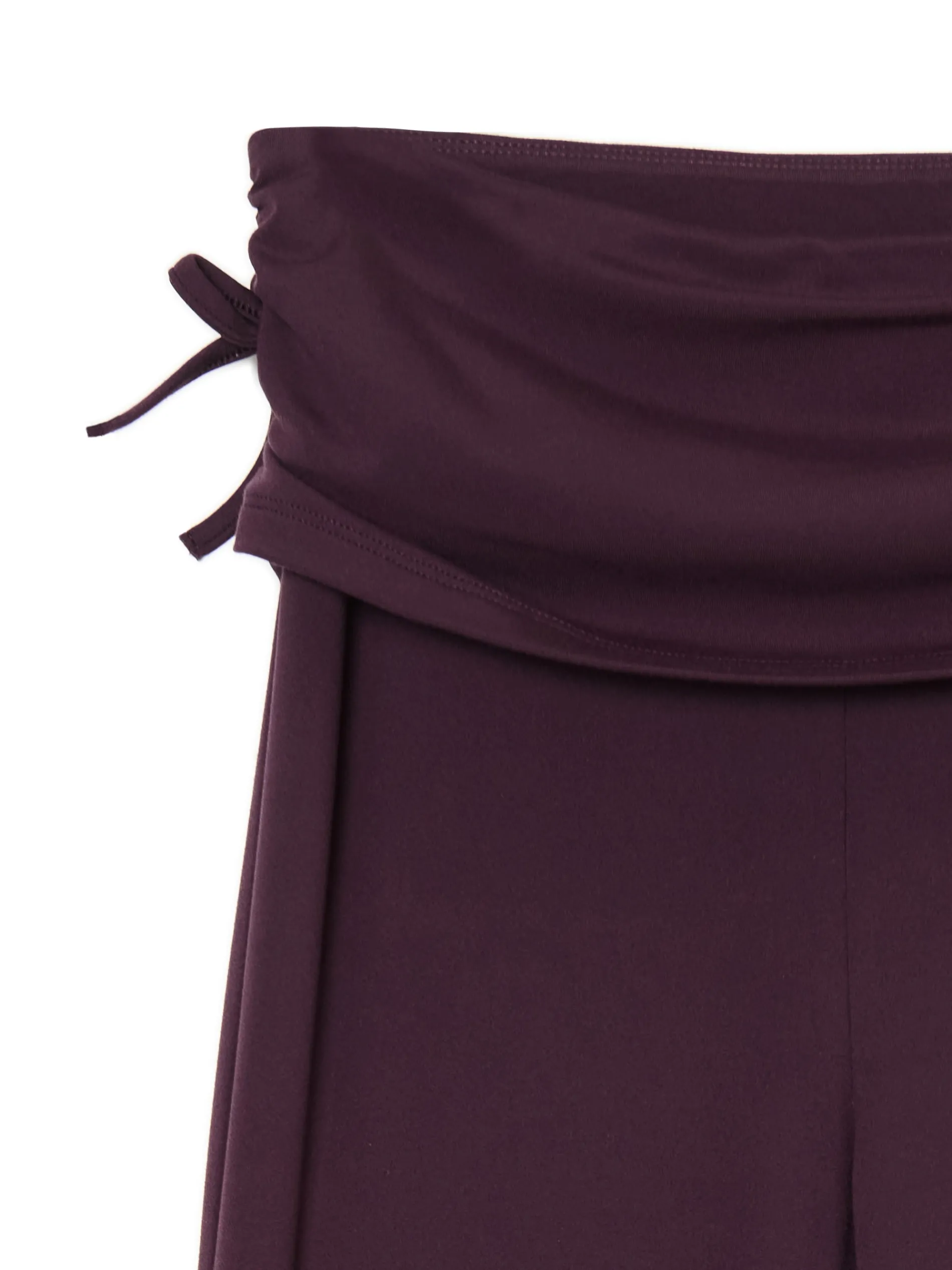 Cropp Spodnie|Sety*Burgundowe dresy z ozdobną zakładką