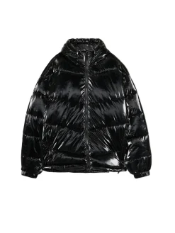 Cropp Kurtki Zimowe|Kurtki, Płaszcze*Błyszcząca kurtka puffer z kapturem