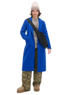 Cropp Kurtki, Płaszcze*Chabrowy długi płaszcz