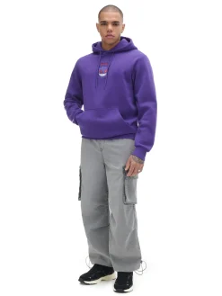 Cropp Bluzy*Ciemnofioletowa bluza z kapturem Pokémon