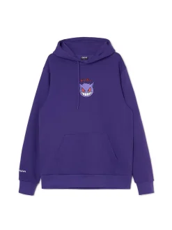 Cropp Bluzy*Ciemnofioletowa bluza z kapturem Pokémon