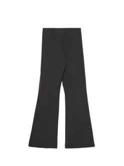 Cropp Spodnie*Ciemnoszare spodnie flare w kant