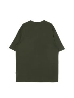 Cropp Koszulki*Ciemnozielona koszulka z kieszenią