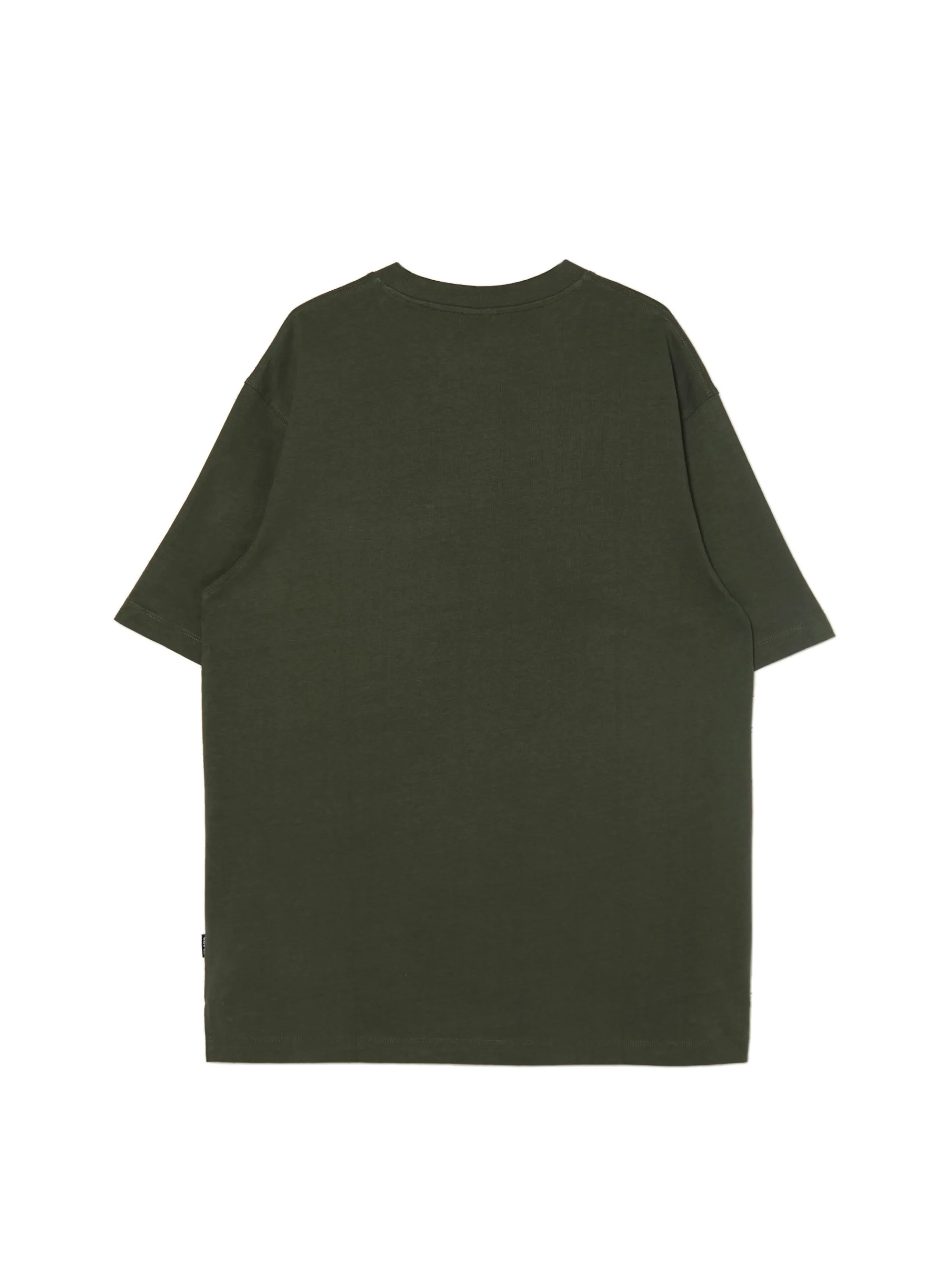 Cropp Koszulki*Ciemnozielona koszulka z kieszenią