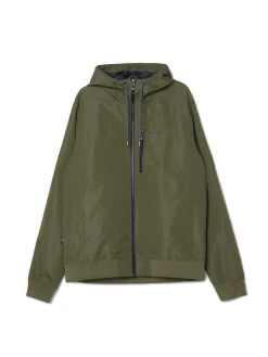 Cropp Kurtki, Płaszcze*Ciemnozielona kurtka z kapturem