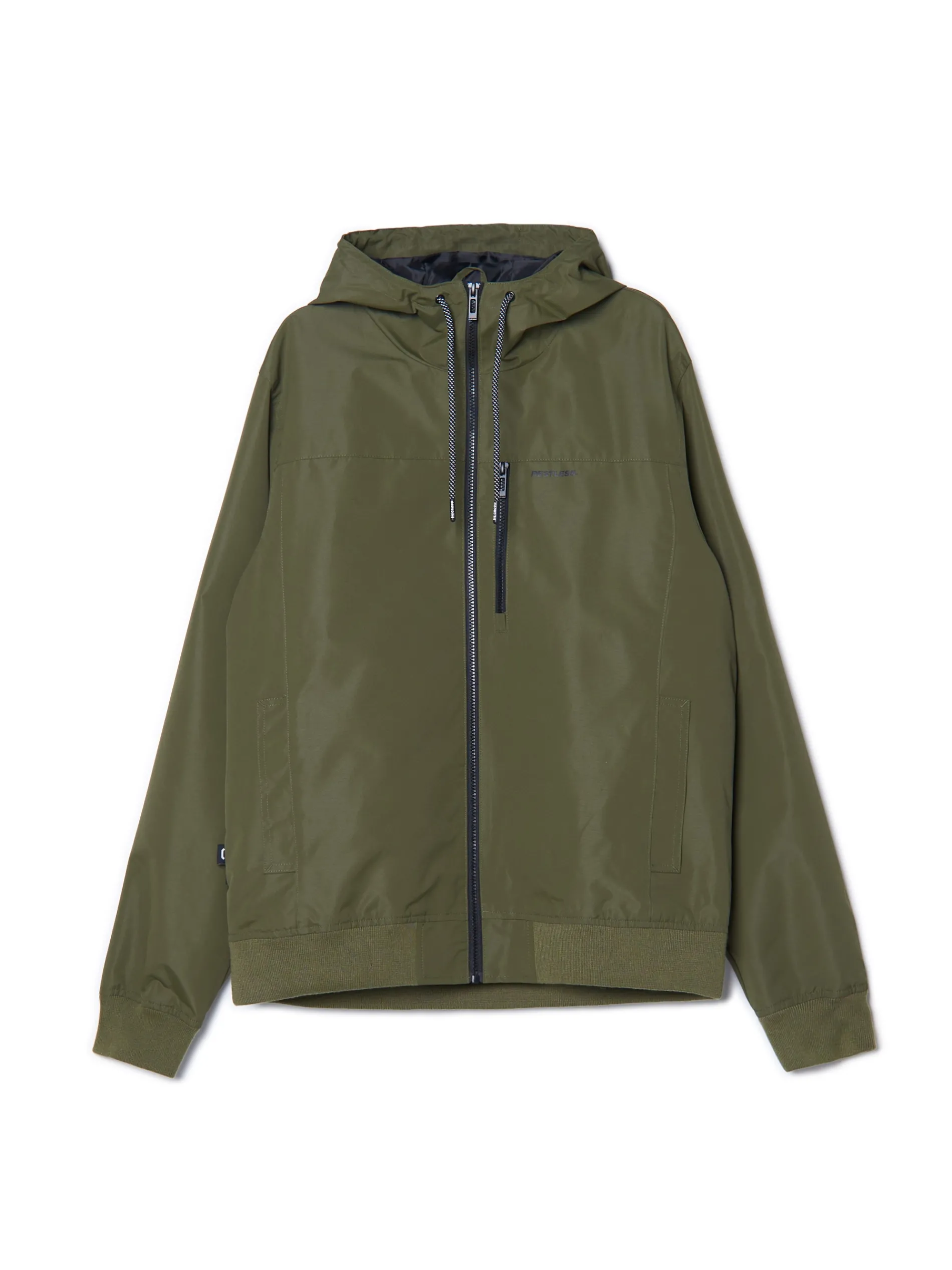 Cropp Kurtki, Płaszcze*Ciemnozielona kurtka z kapturem