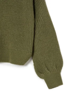 Cropp Swetry*Ciemno sweter z szerokim rękawem