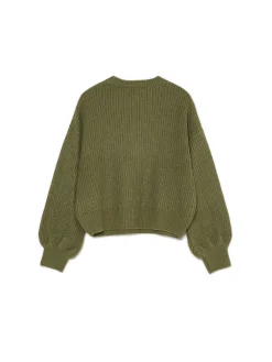 Cropp Swetry*Ciemno sweter z szerokim rękawem