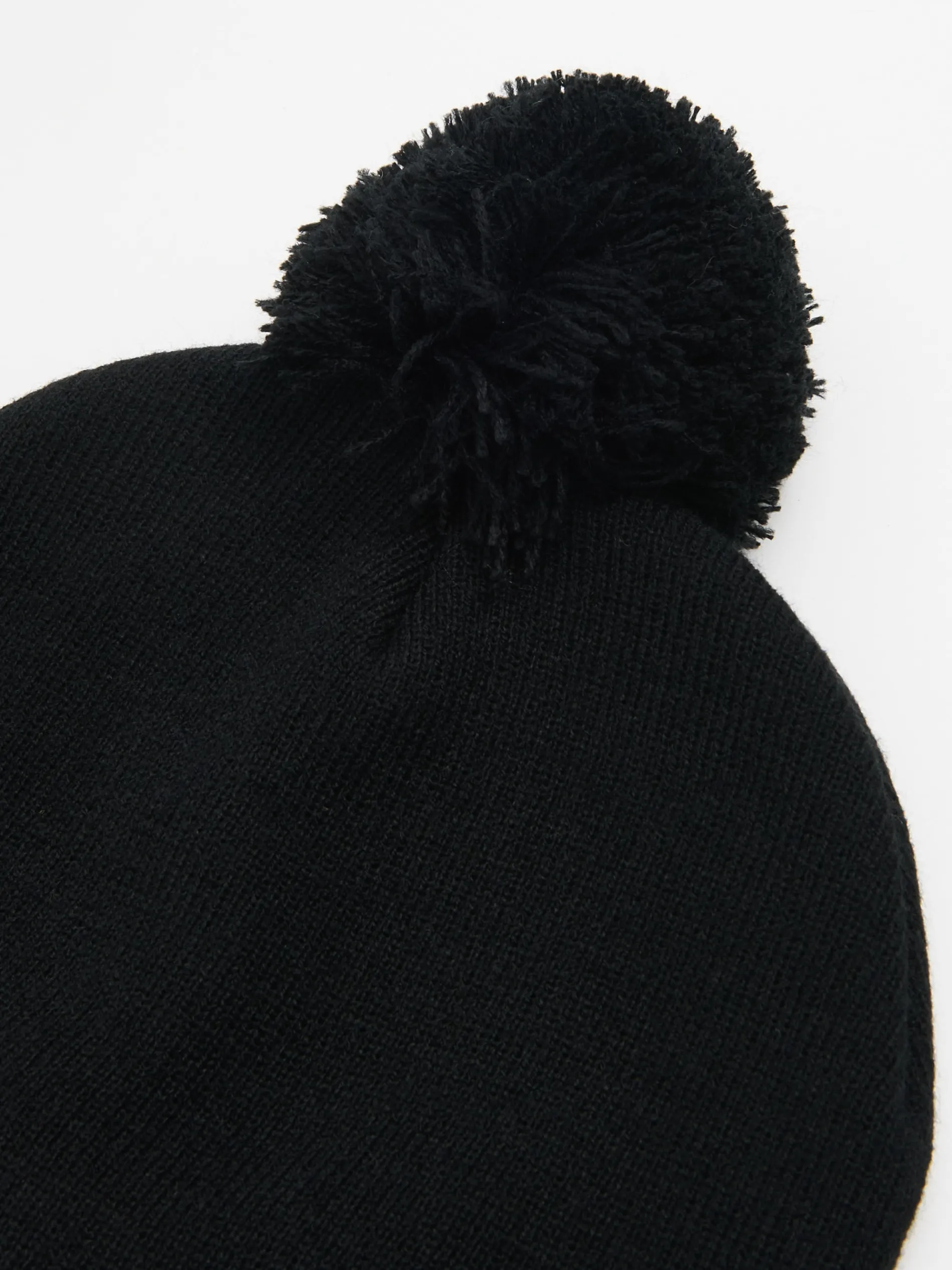 Cropp Czapki*Ciepła czarna czapka z pomponem